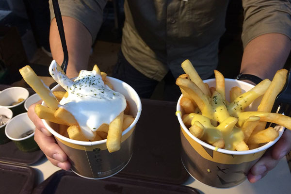 Halal food availability