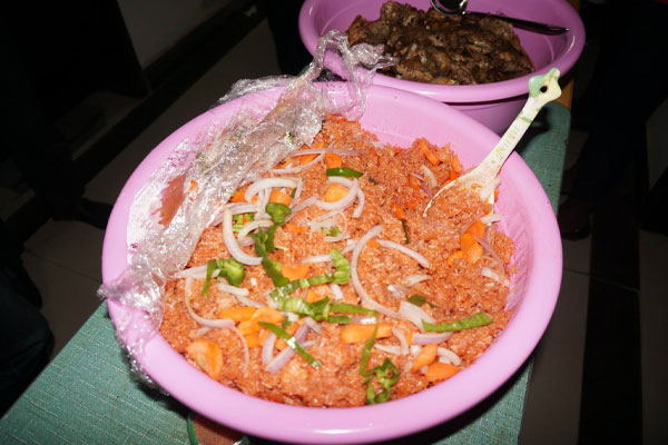 Halal food availability